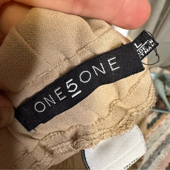 One 5 One Tan Jogger Pull-On Pants - Size Large - Picture 8 of 13